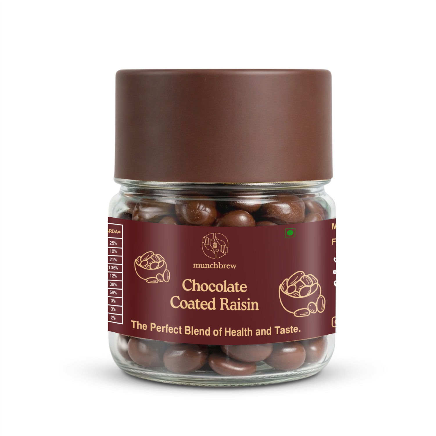 Munchbrew Chocolate Coated Rasins