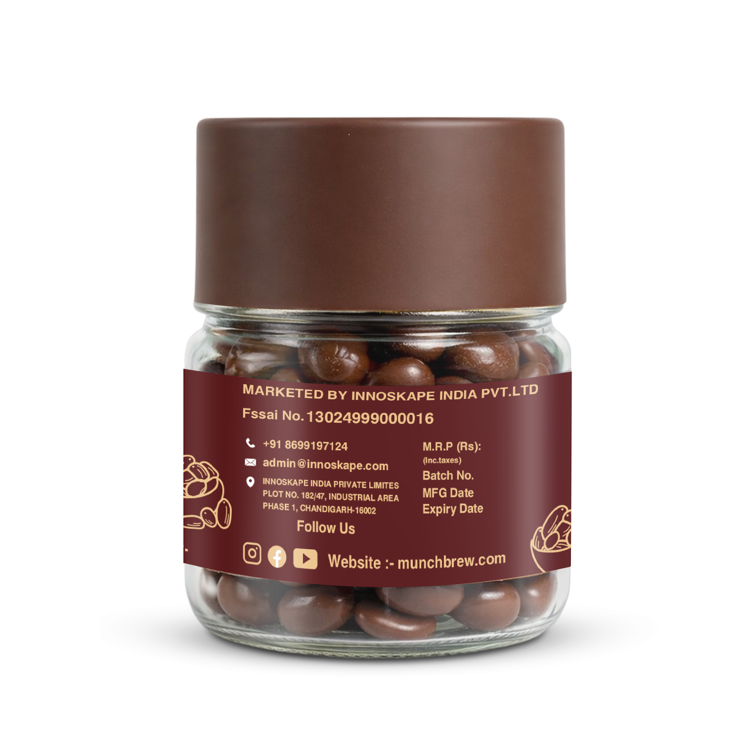Munchbrew Chocolate Coated Rasins