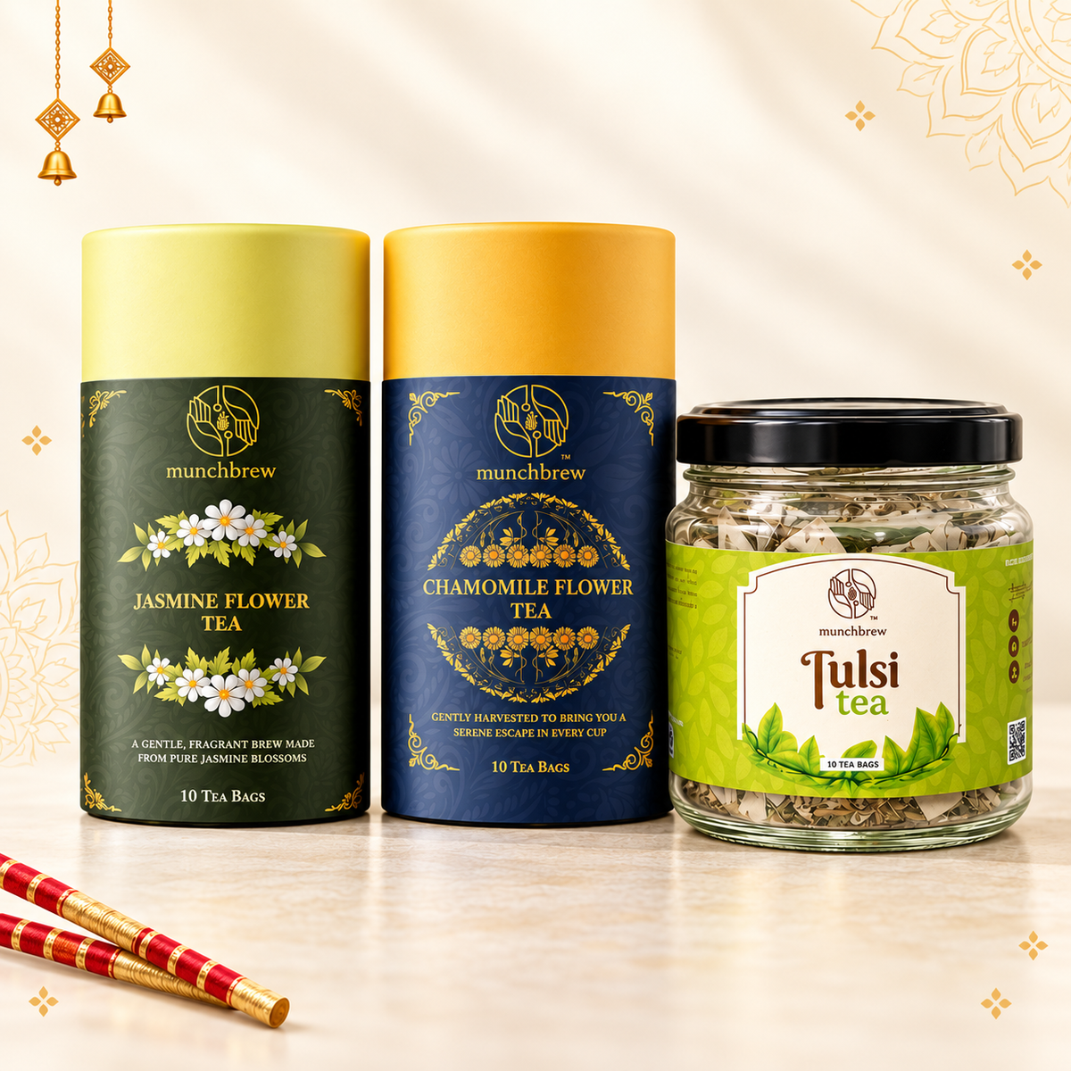 Navratri Tea Trio – Any 3 at ₹999