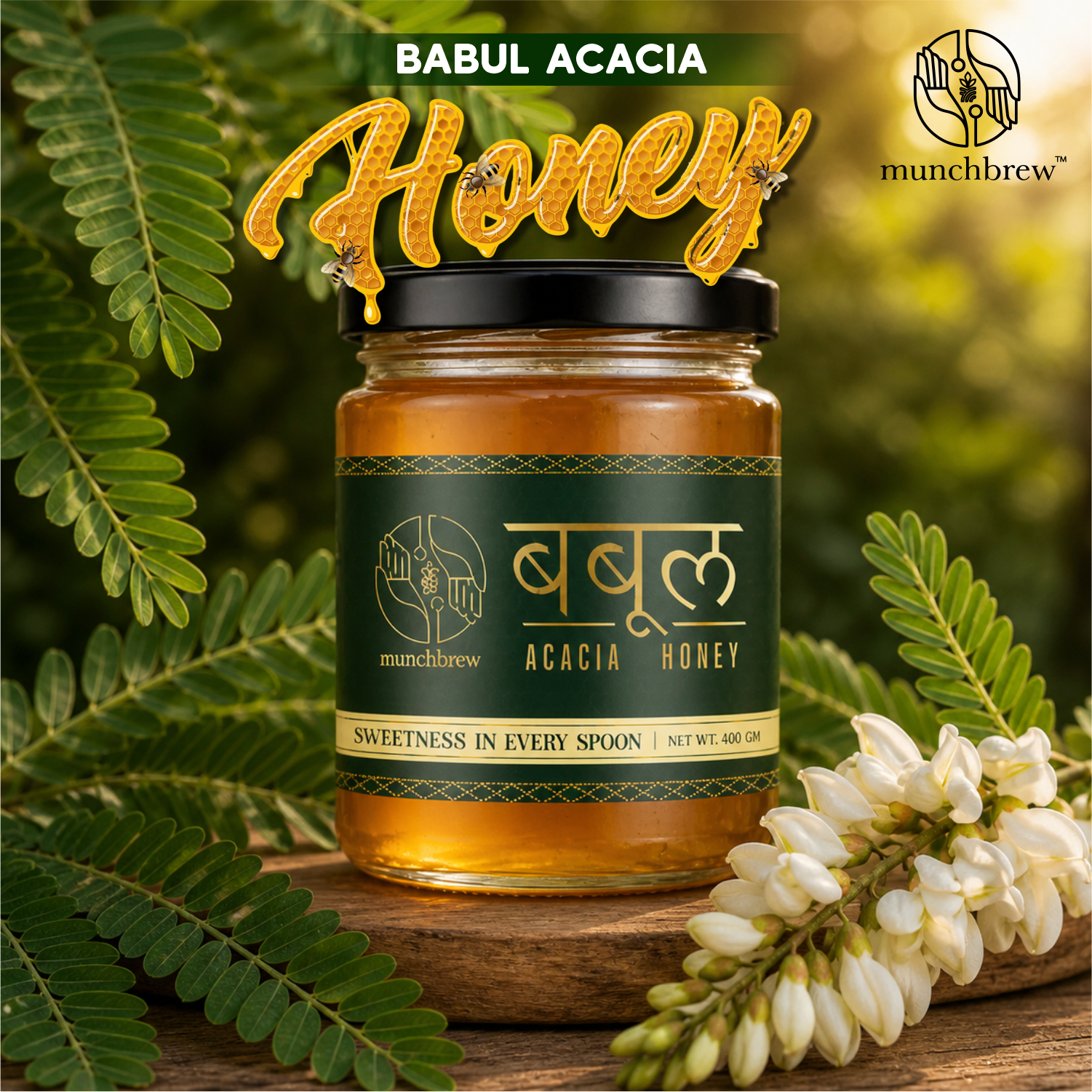 Munchbrew Acacia Honey 240g