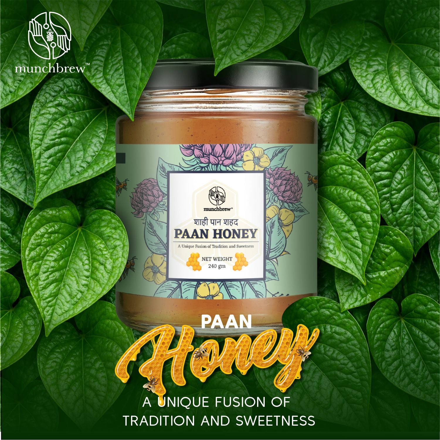 Munchbrew Paan Honey 240g