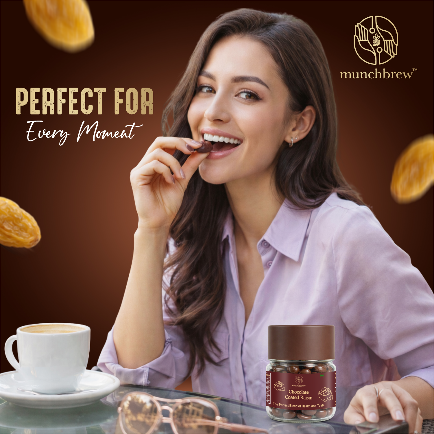 Munchbrew Chocolate Coated Rasins