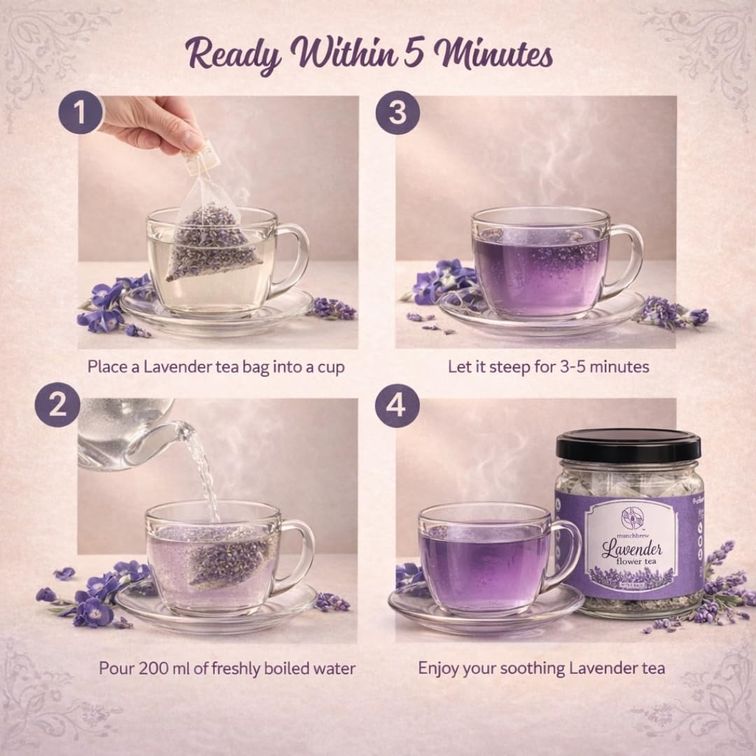 MunchBrew Lavender Flower Tea