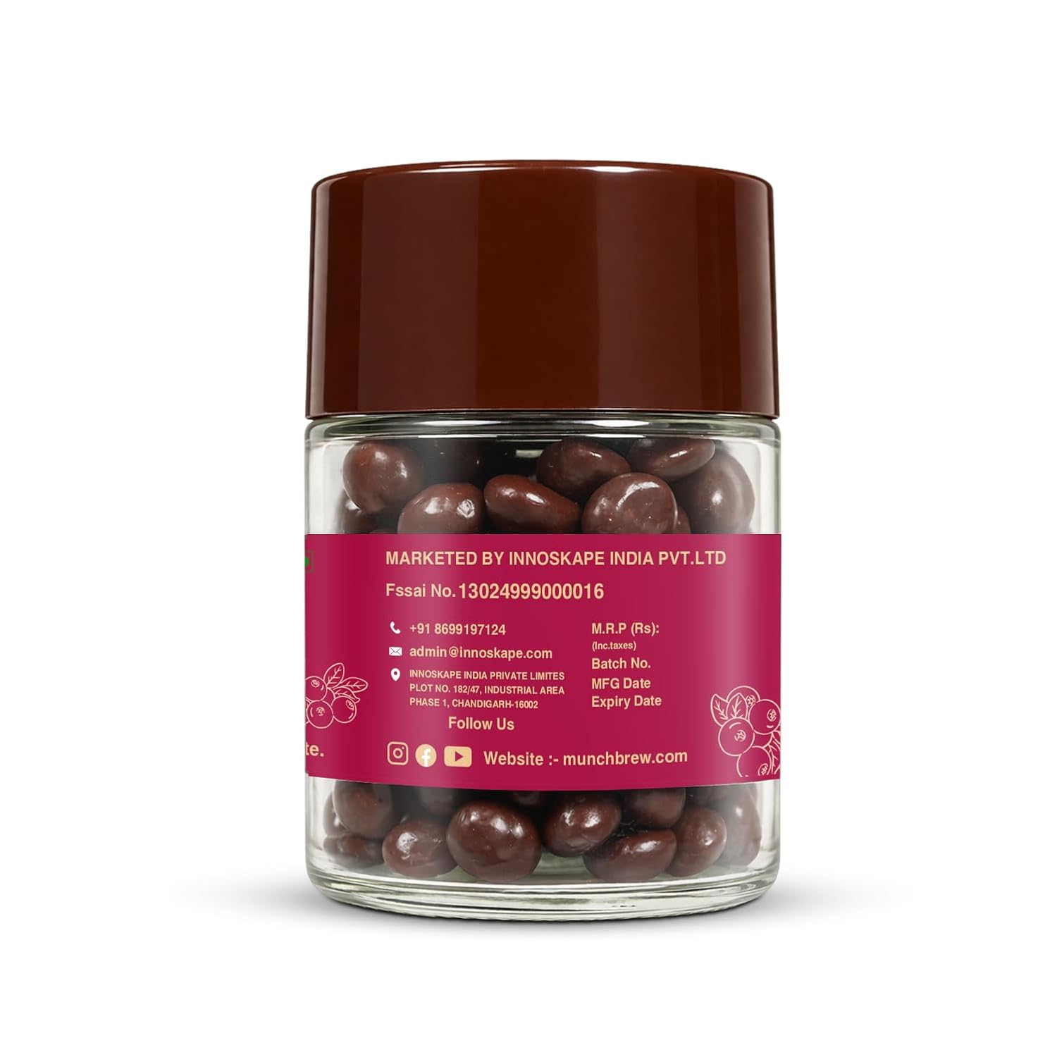 Munchbrew Chocolate Coated Cranberry