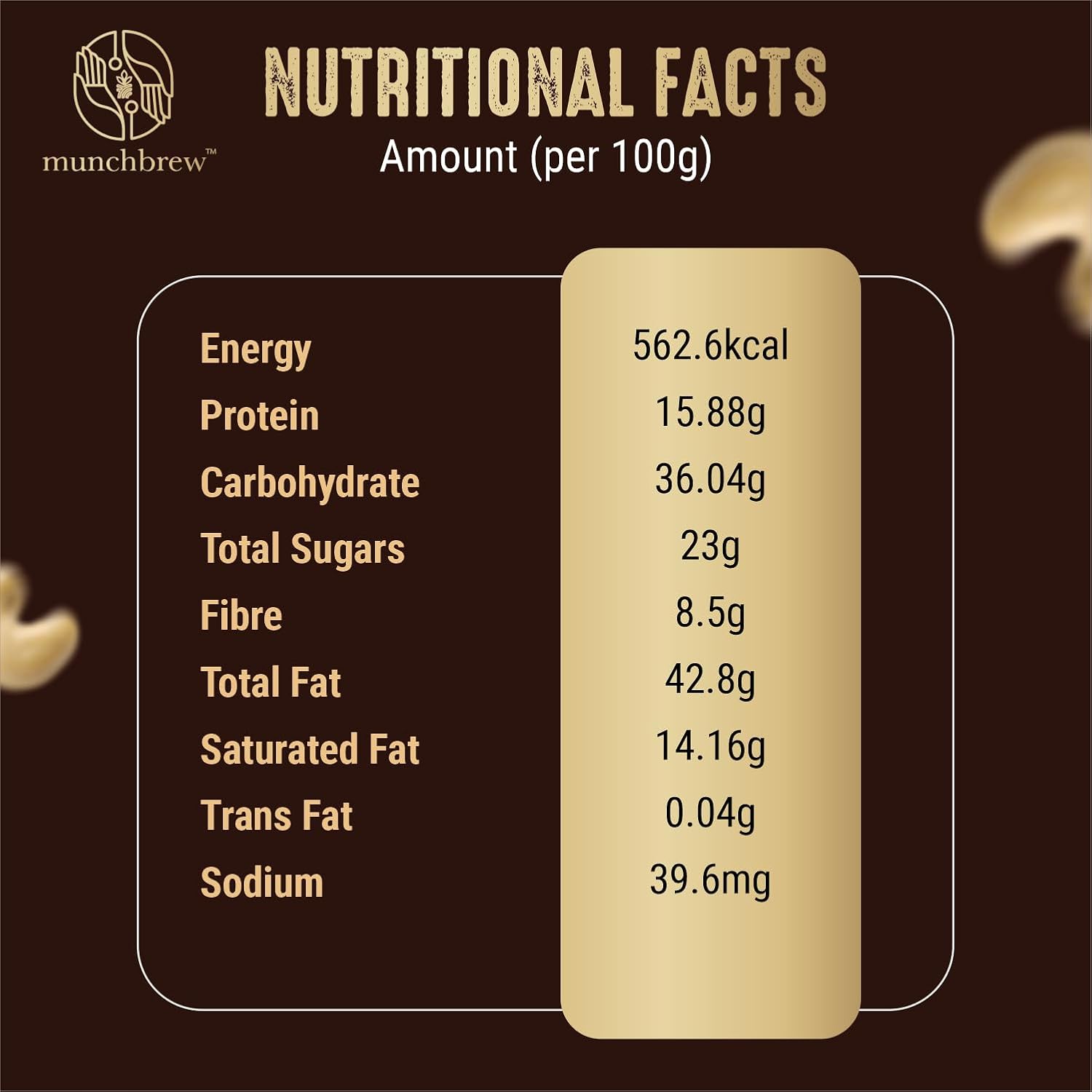 Munchbrew Chocolate Coated Cashews