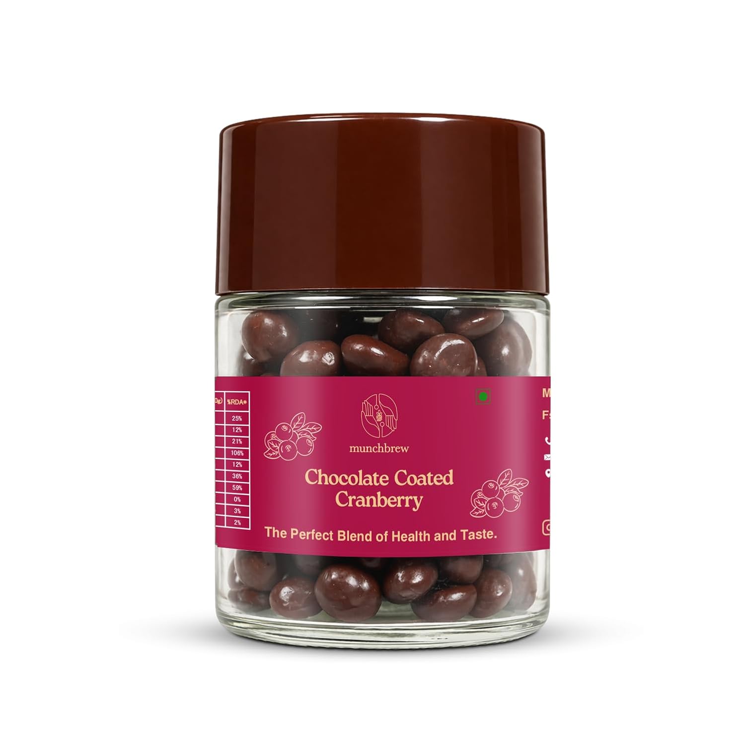 Munchbrew Chocolate Coated Cranberry