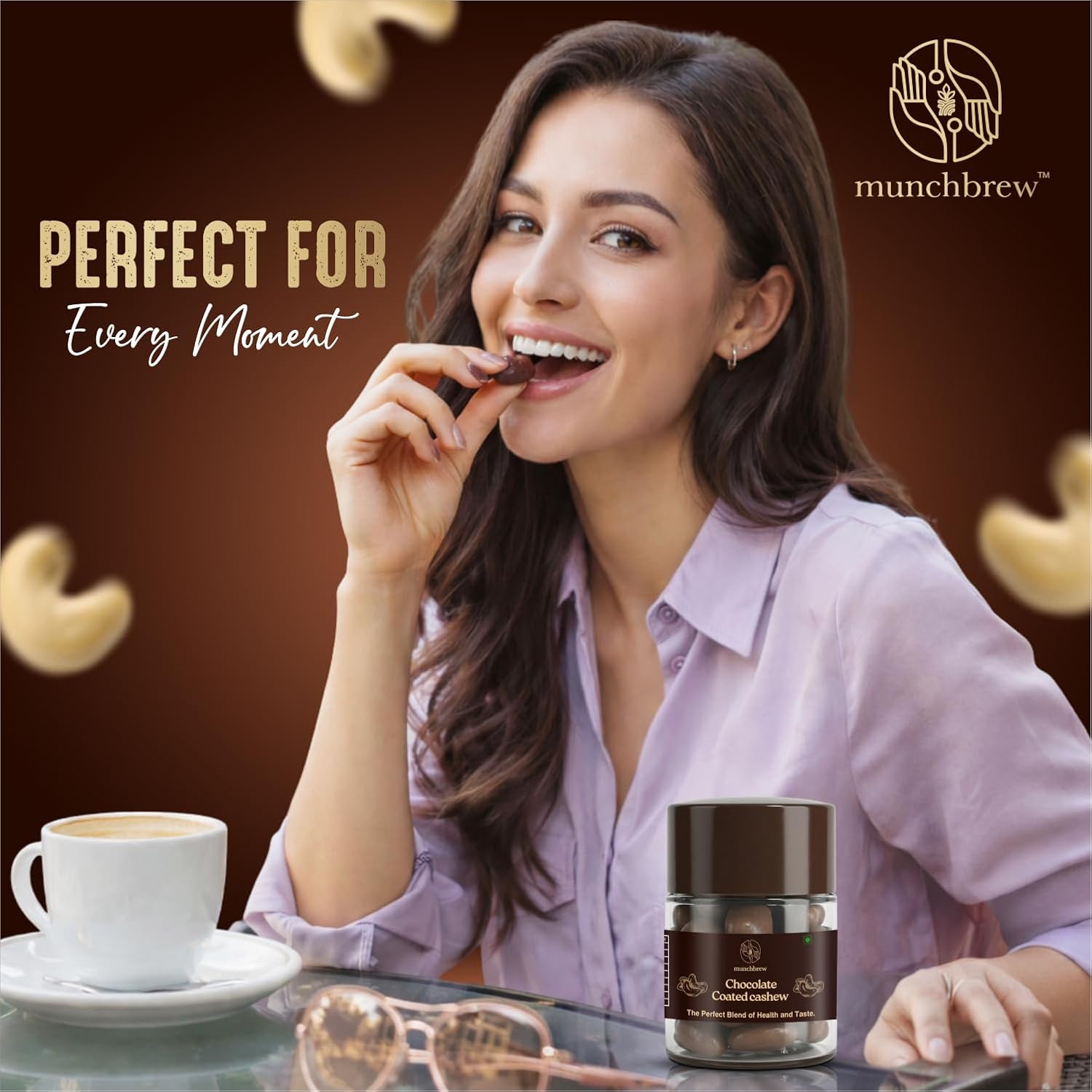 Munchbrew Chocolate Coated Cashews