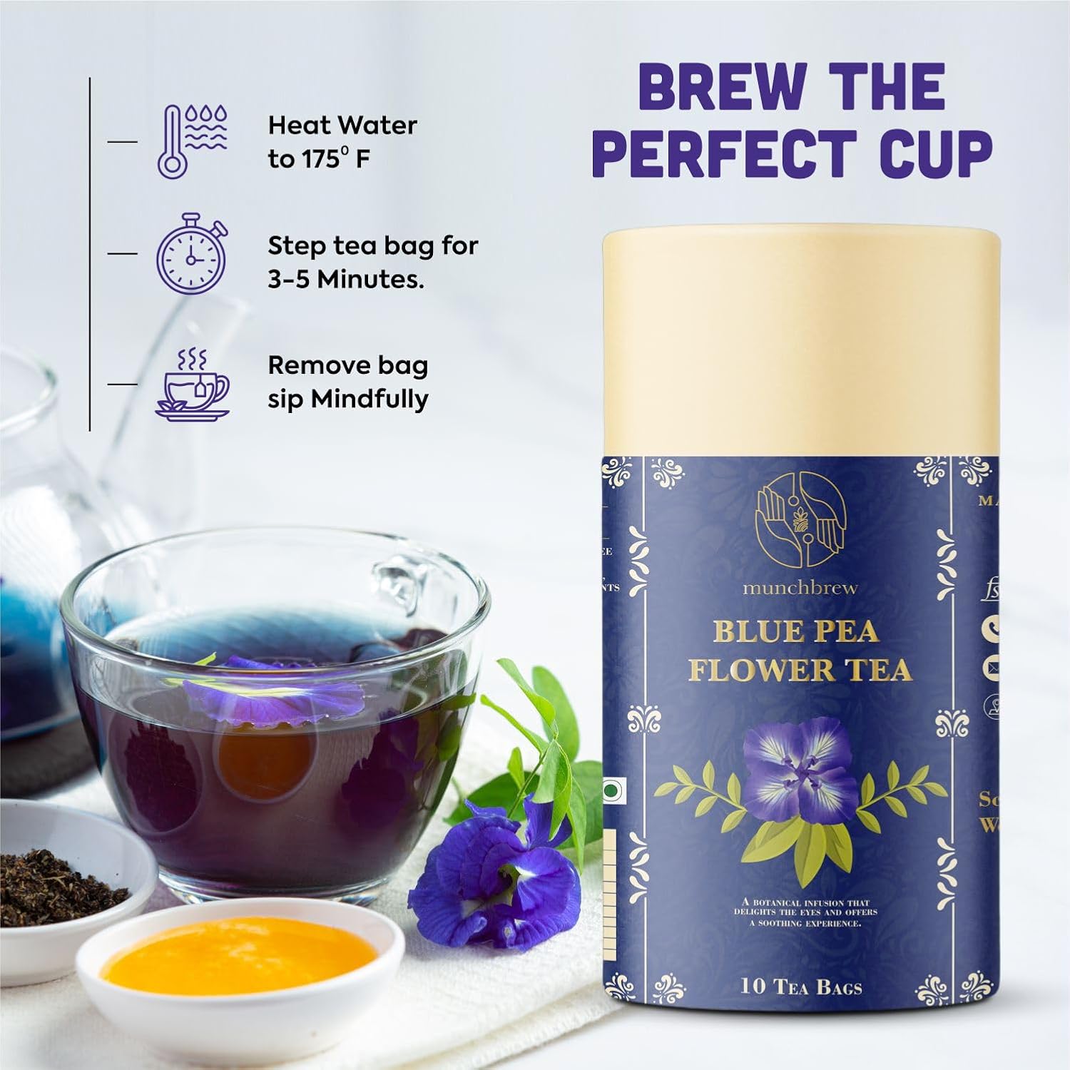 MunchBrew Blue Pea Flower Tea