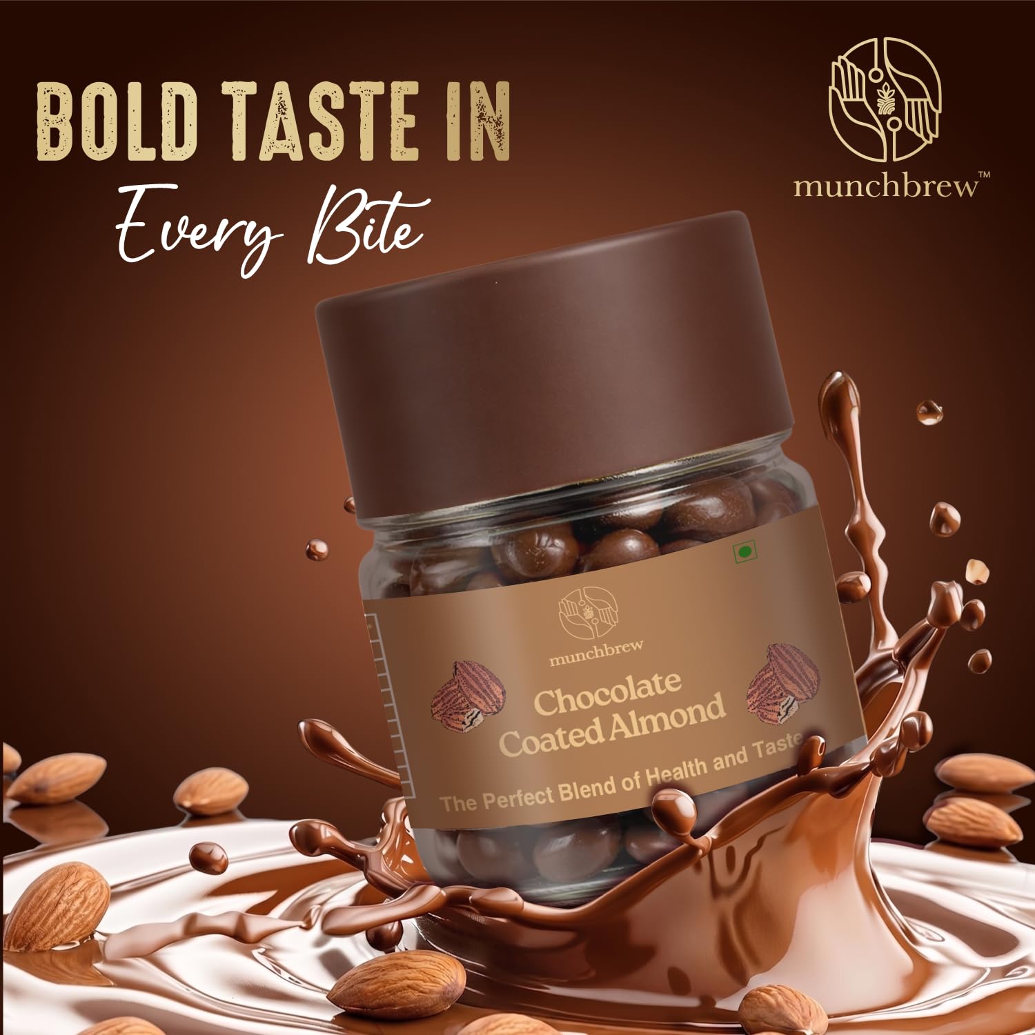 Munchbrew Chocolate Coated Almond
