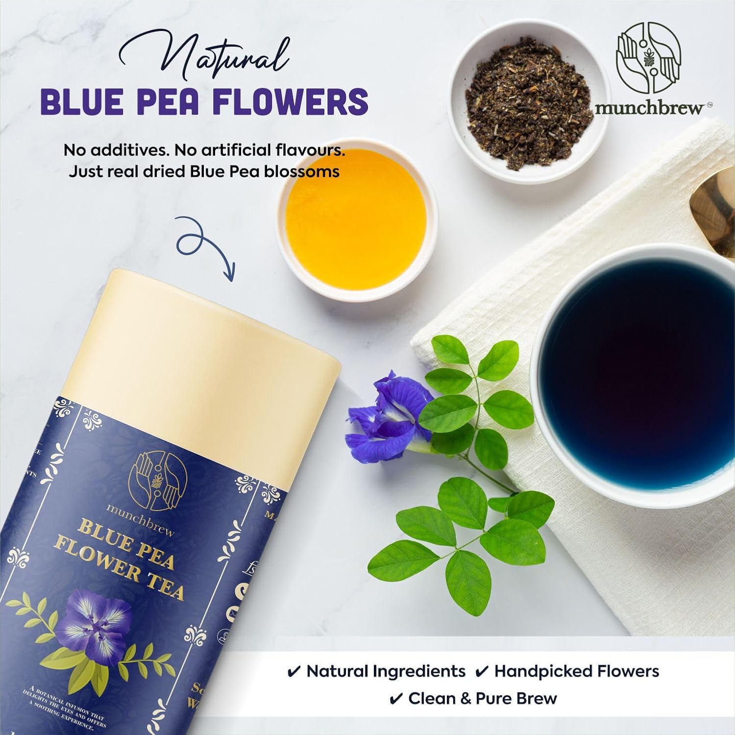 MunchBrew Blue Pea Flower Tea
