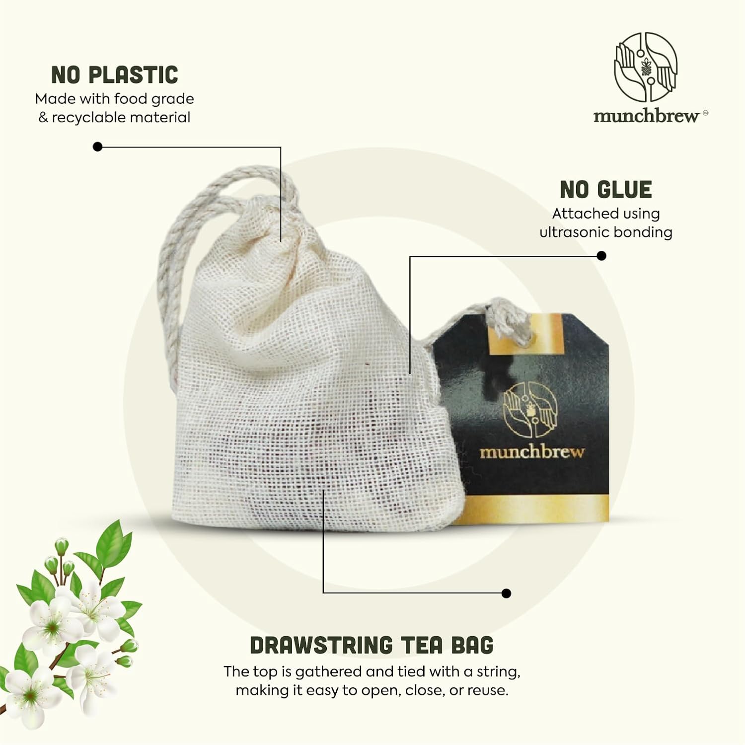 MunchBrew Premium Jasmine Flower Tea