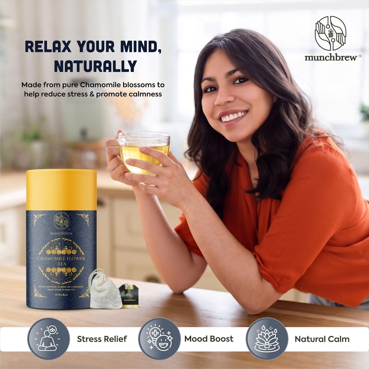 MunchBrew Chamomile Flower Tea