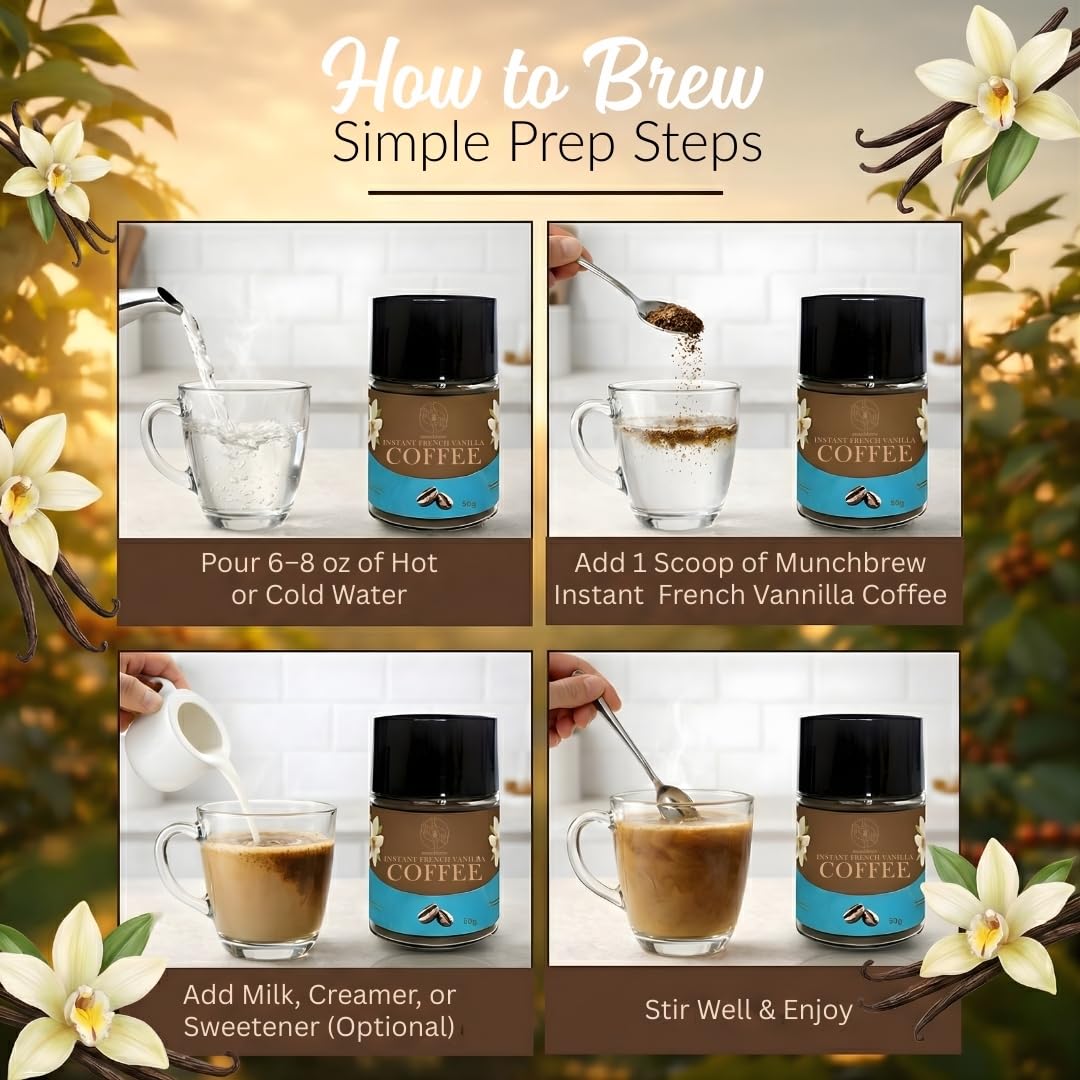 Munchbrew Instant French Vanilla Coffee