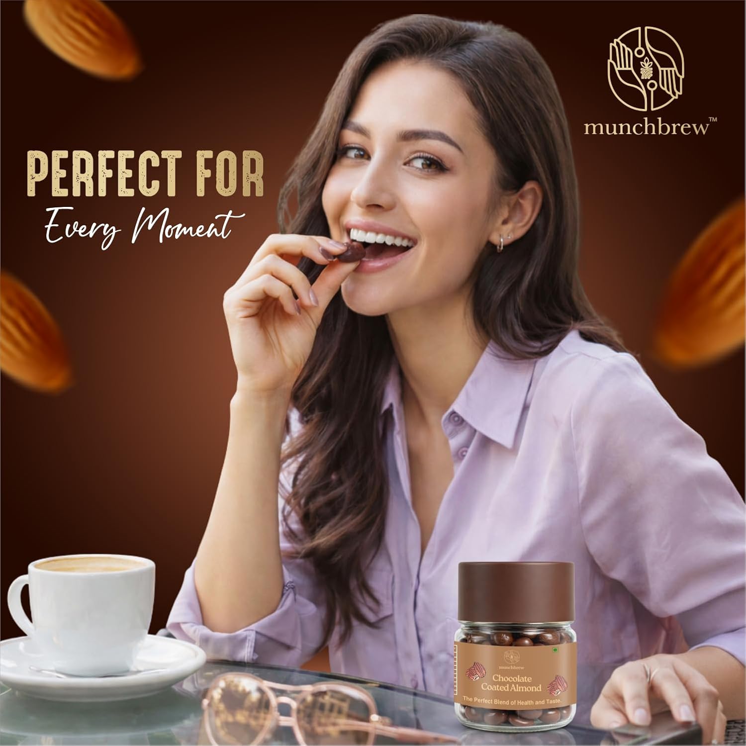 Munchbrew Chocolate Coated Almond
