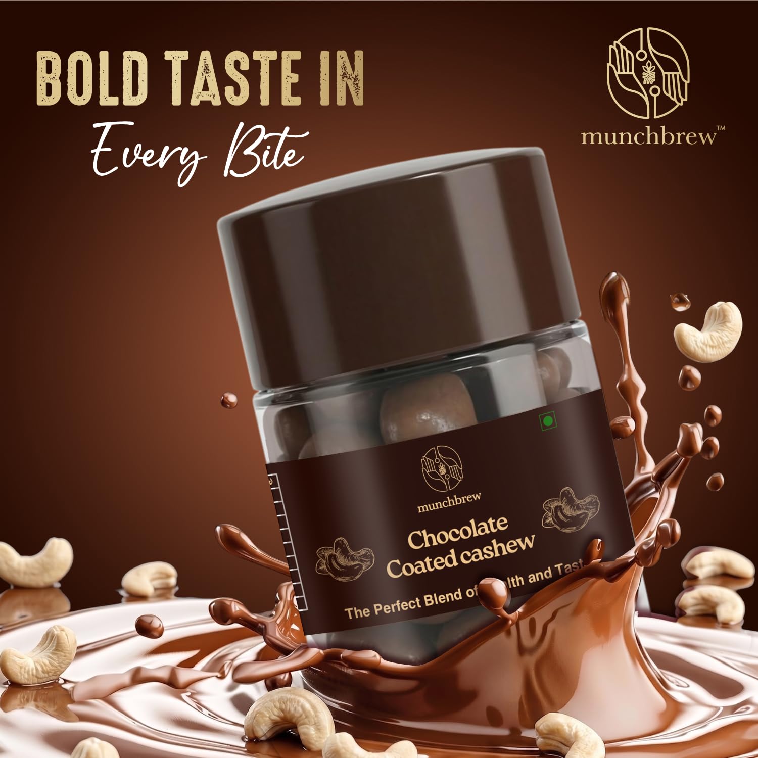 Munchbrew Chocolate Coated Cashews