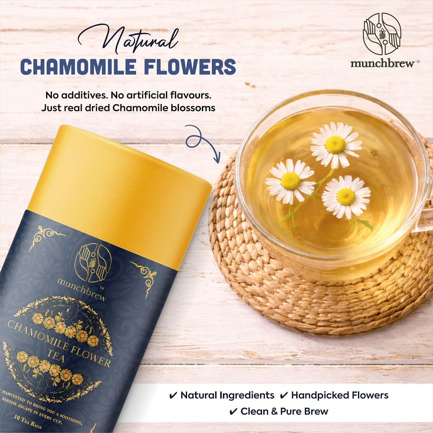 MunchBrew Chamomile Flower Tea