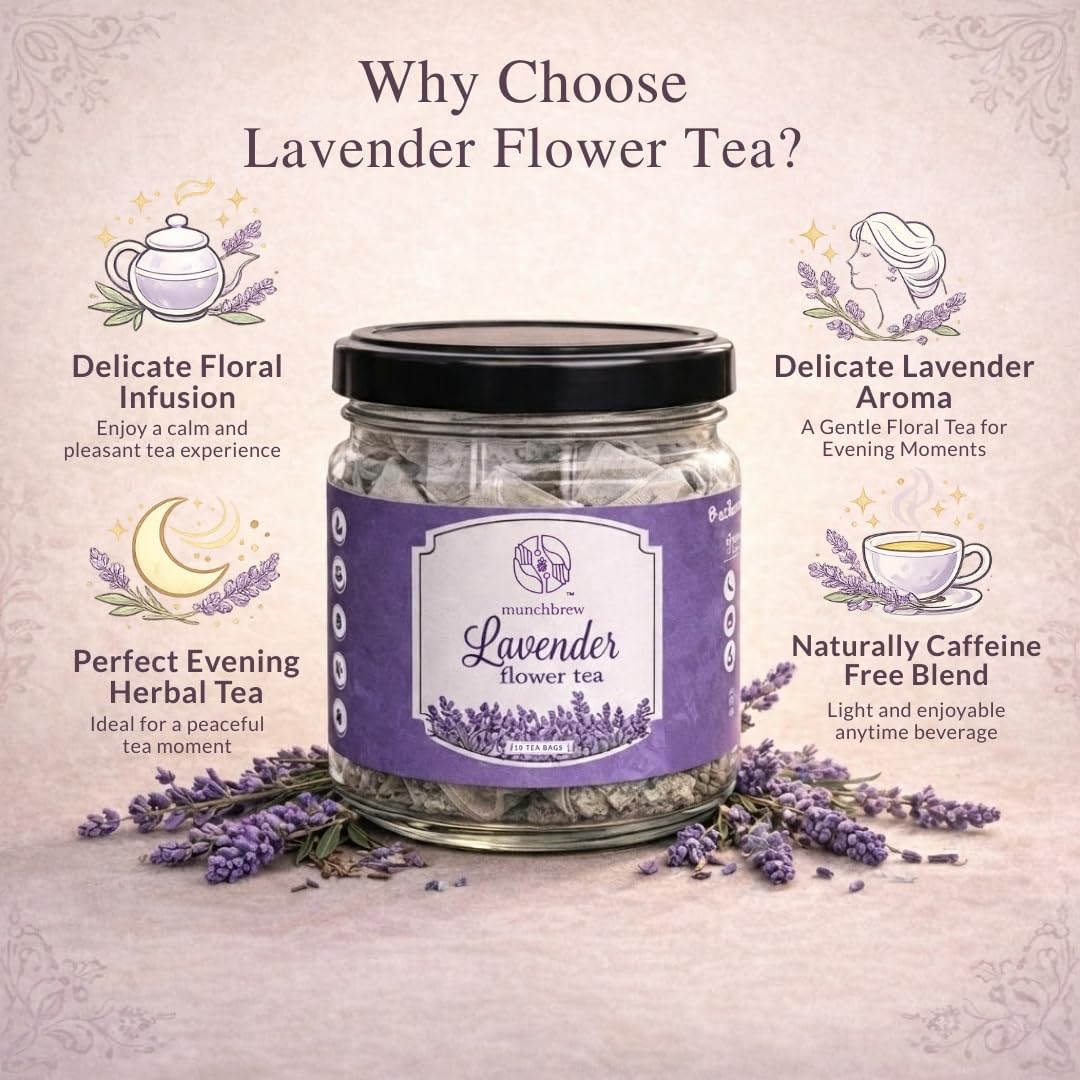 MunchBrew Lavender Flower Tea
