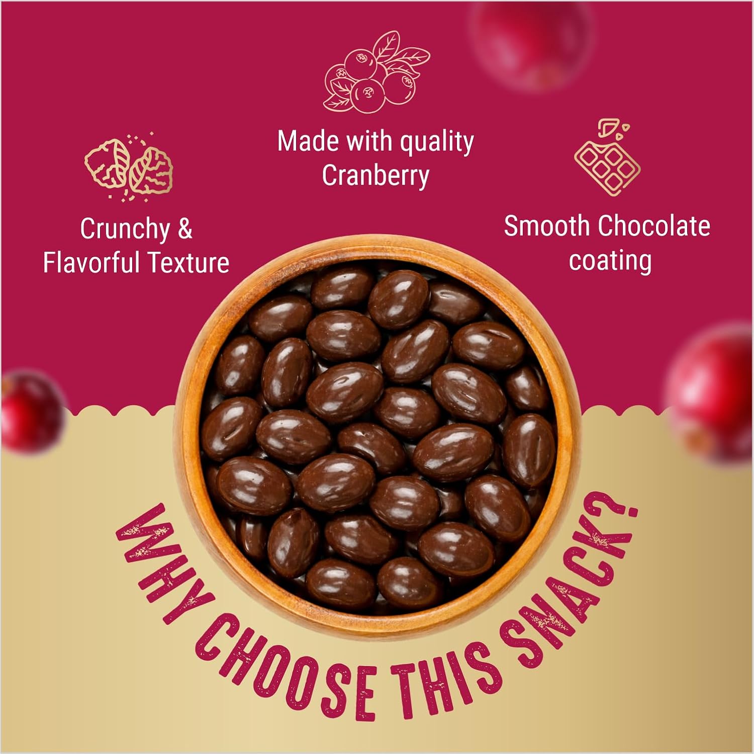 Munchbrew Chocolate Coated Cranberry