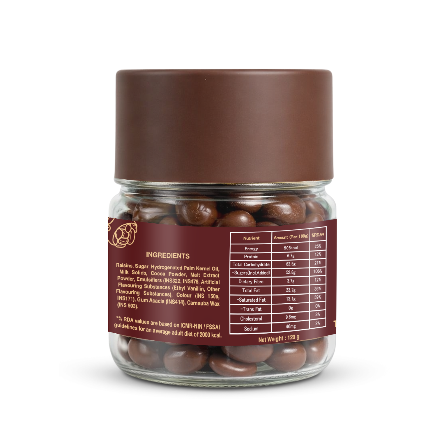 Munchbrew Chocolate Coated Rasins