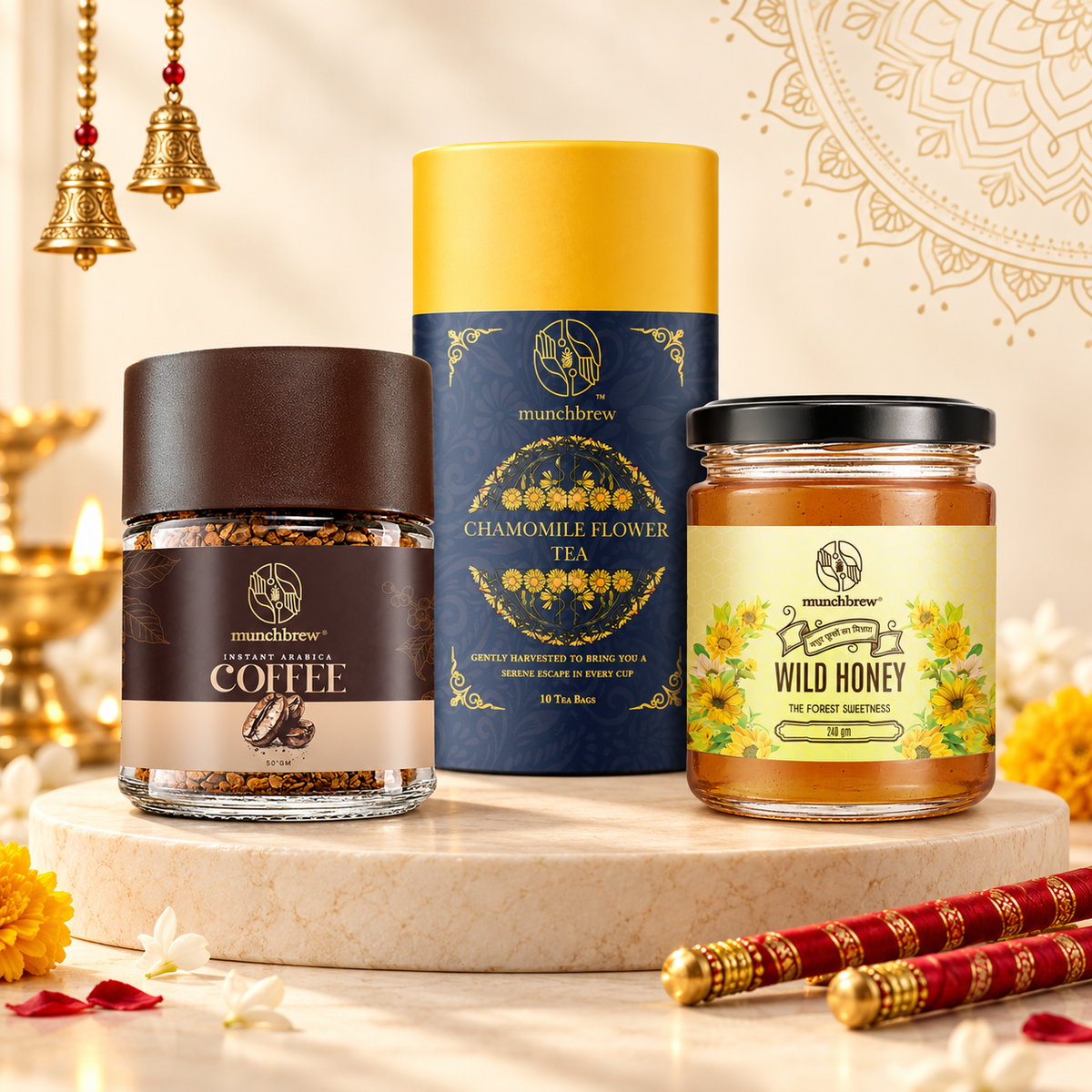 Navratri Brew & Bliss – Coffee, Tea & Honey at ₹1099