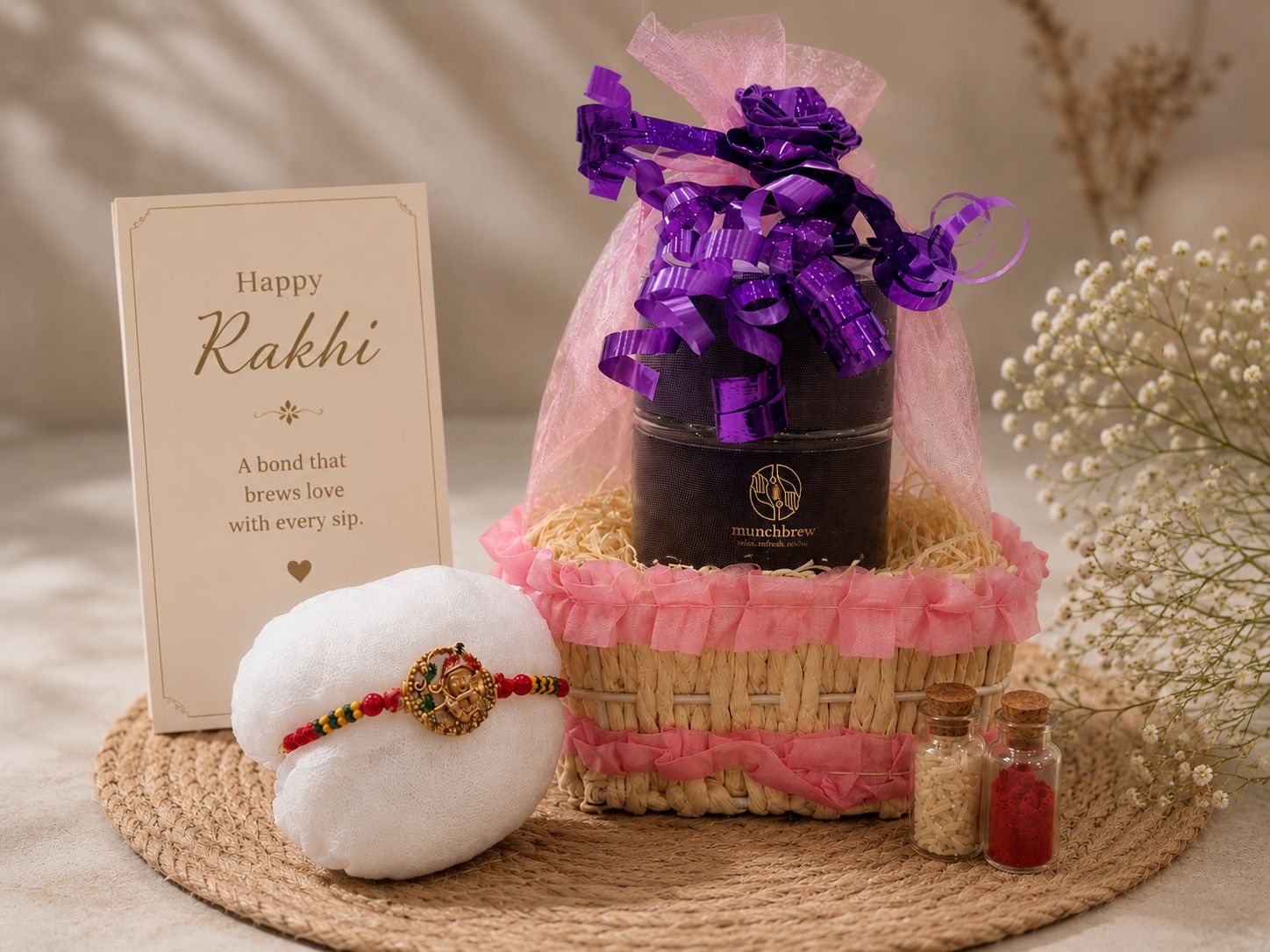 Gourmet Rakhi Indulgence Box - Premium Chocolate Gift Hamper for Raksha Bandhan