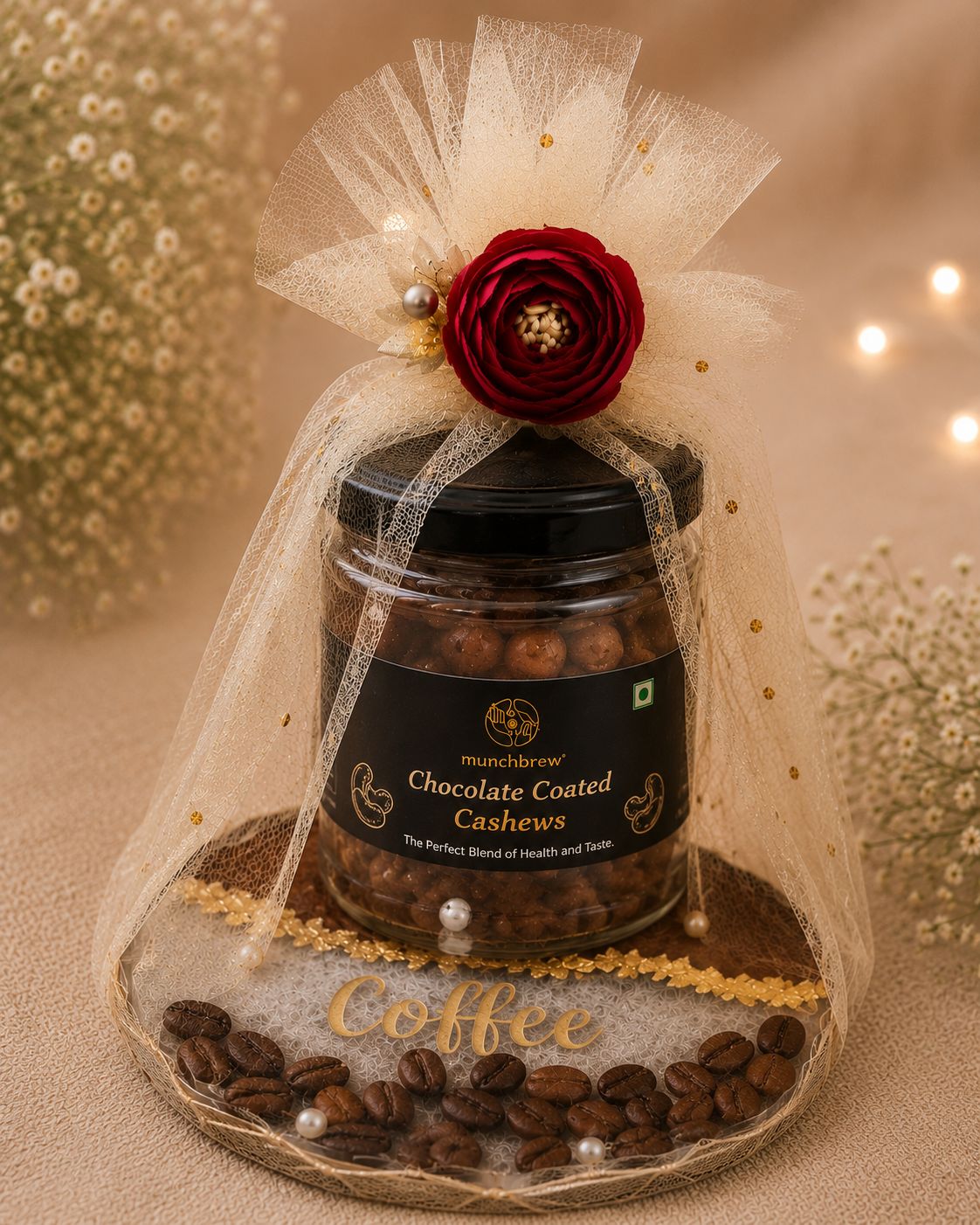 Cozy Rakhi Gift Box - Gourmet Treat and Coaster Gift Hamper for Raksha Bandhan