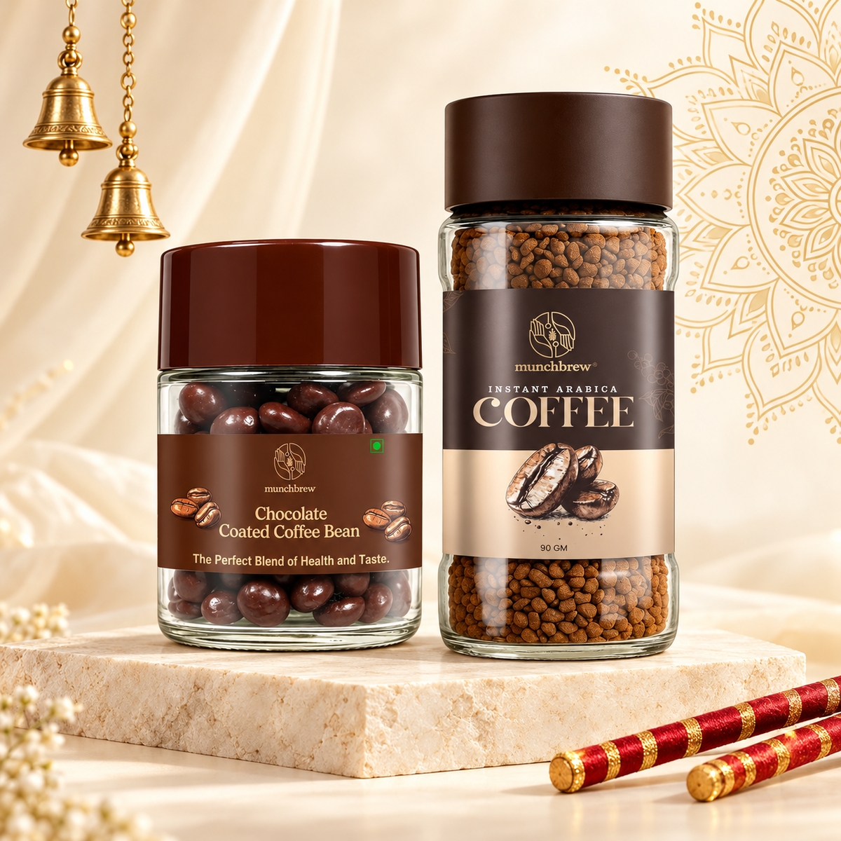 Navratri Coffee Indulgence – Coffee & Choco Beans at ₹1299
