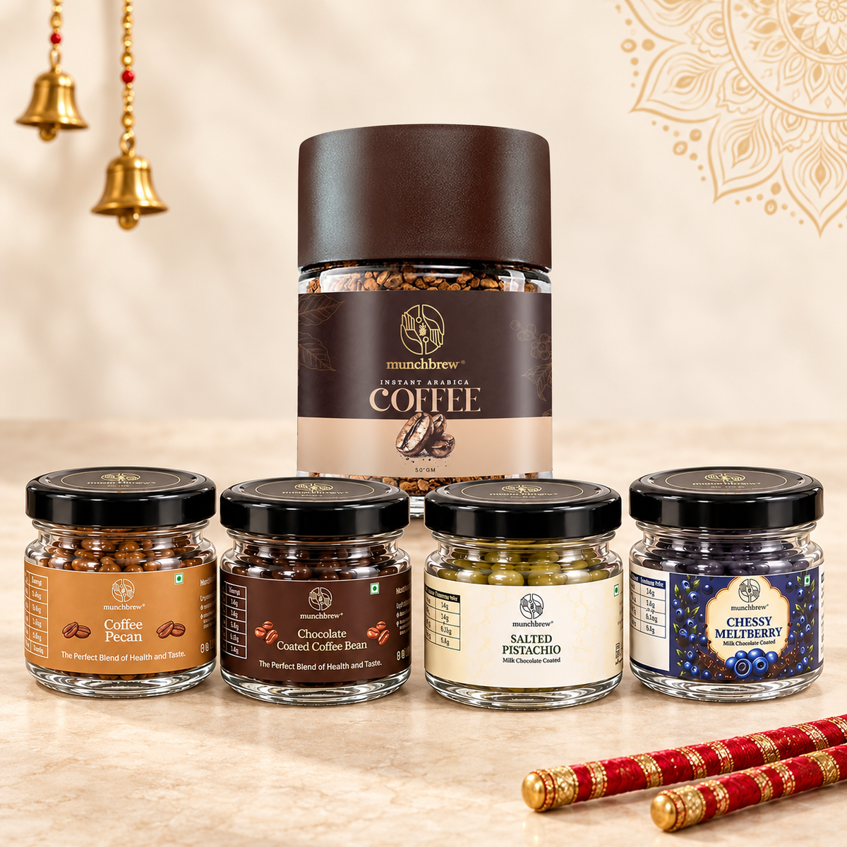 Navratri Premium Coffee Duo – Nuts & Coffee at ₹999