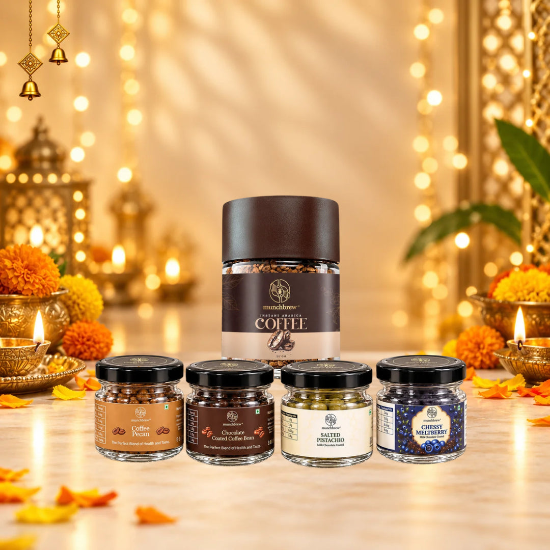 Diwali Premium Coffee Duo – Nuts & Coffee at ₹999