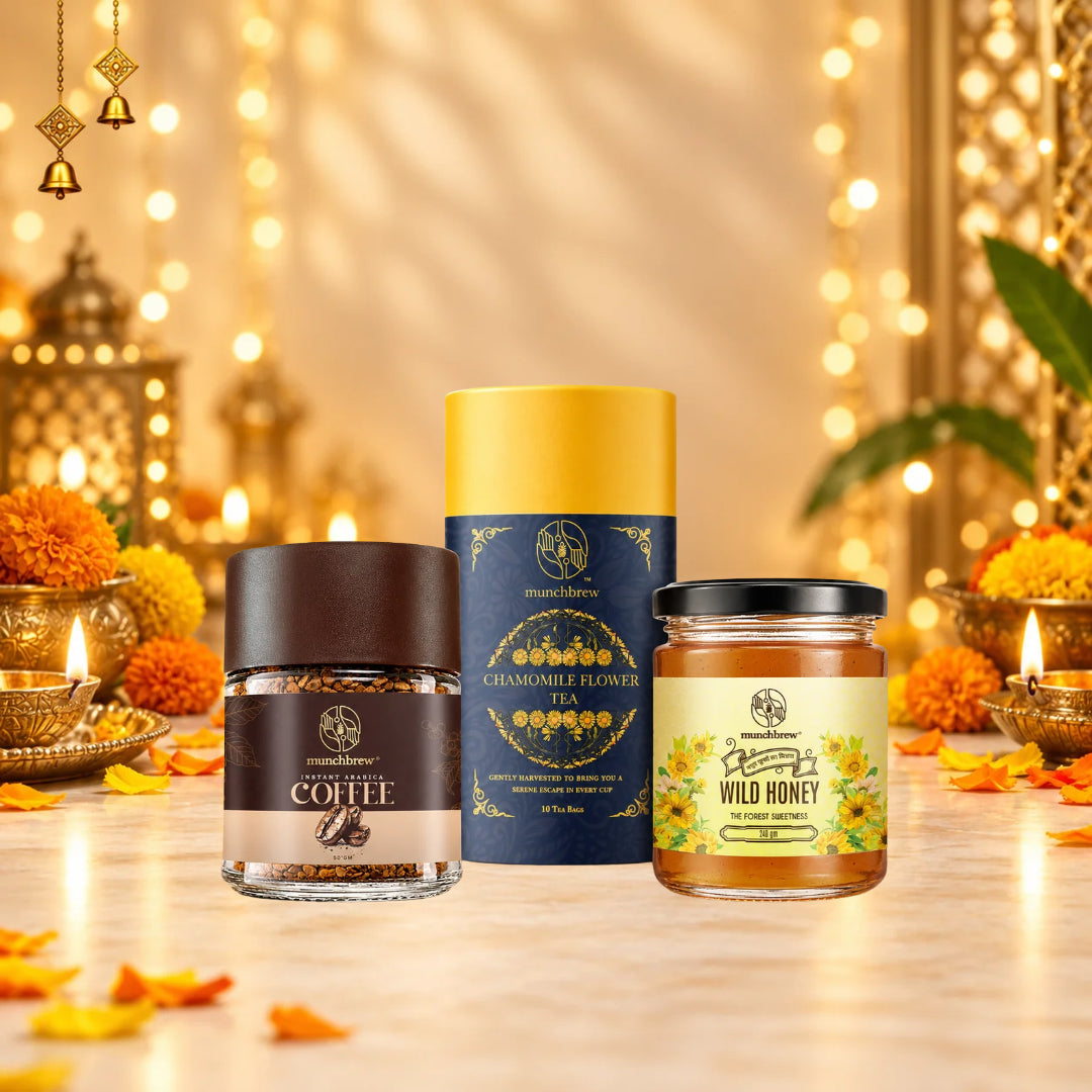 Diwali Brew & Bliss – Coffee, Tea & Honey at ₹1099