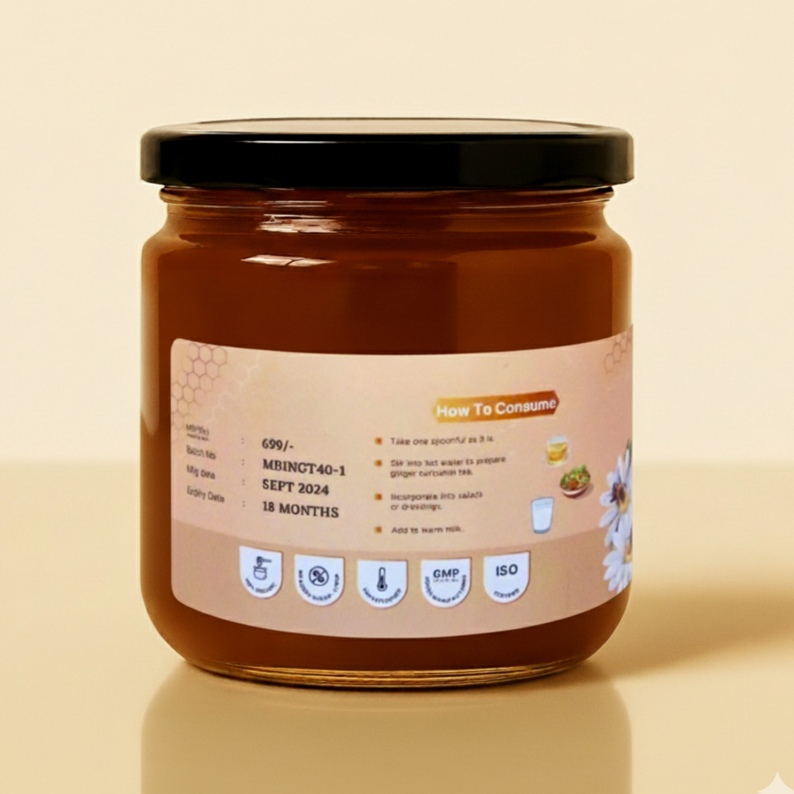 Ginger Turmeric Infused Honey