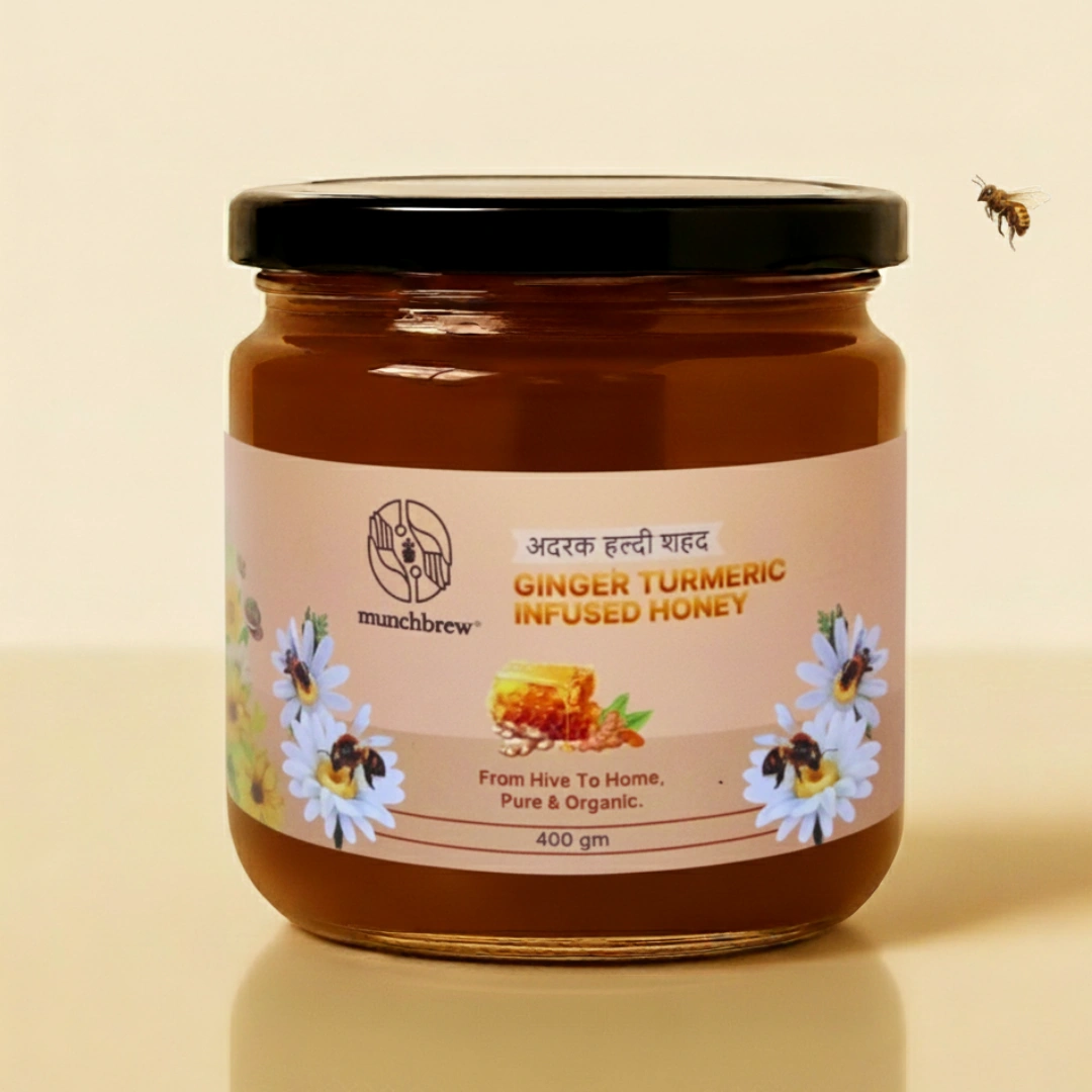 Ginger Turmeric Infused Honey